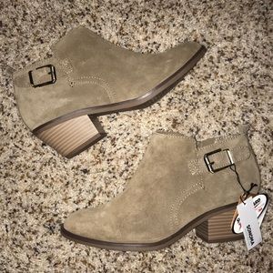 Brand New (has tags) Sonoma Tan Booties